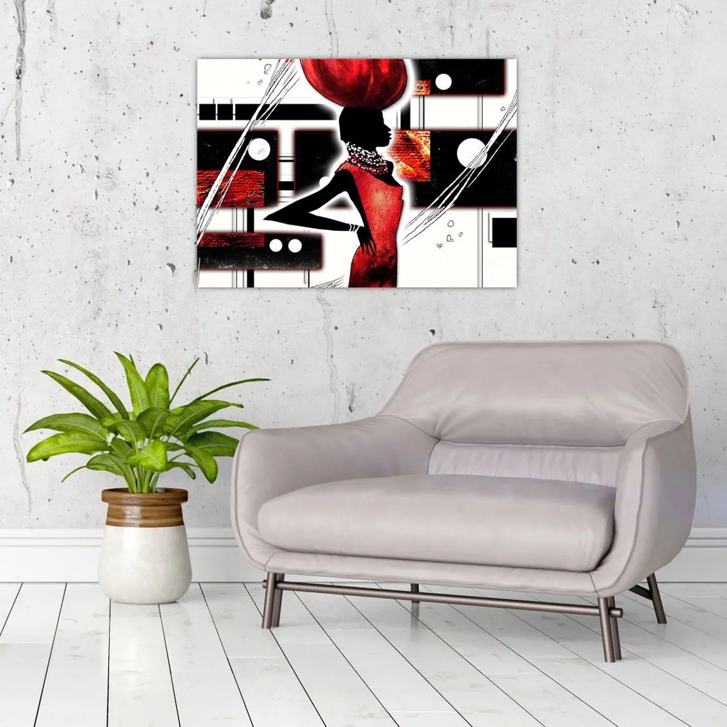 Obraz obrazu starożytnej damy (70x50 cm)