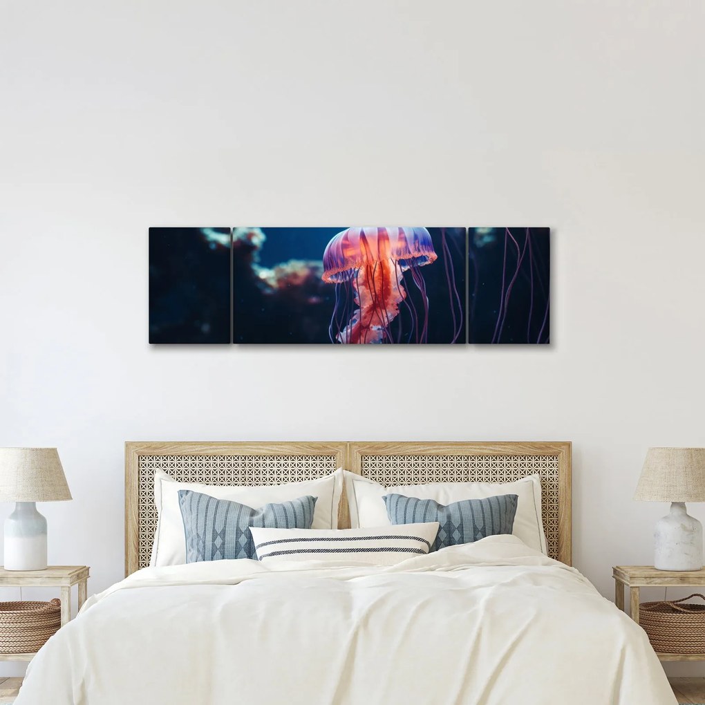 Obraz - Meduza (170x50 cm)