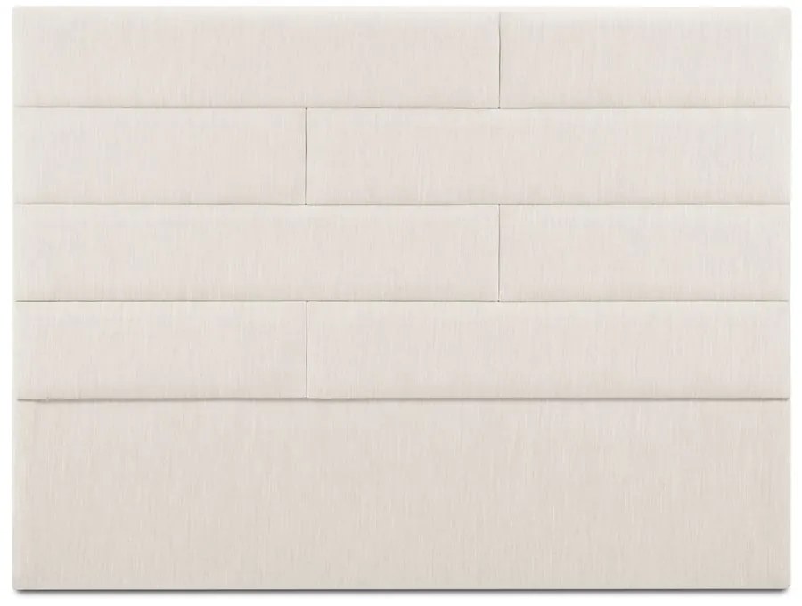 Beżowy tapicerowany zagłówek 140x120 cm NY – Cosmopolitan Design