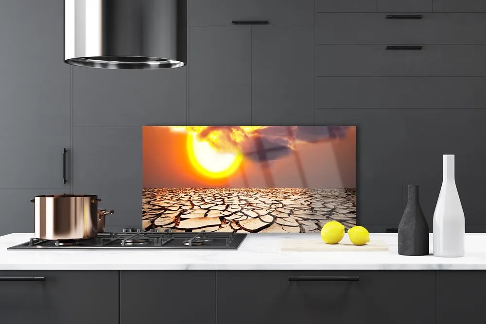 Szkło nad Blatem Żar Pustynnego Słońca