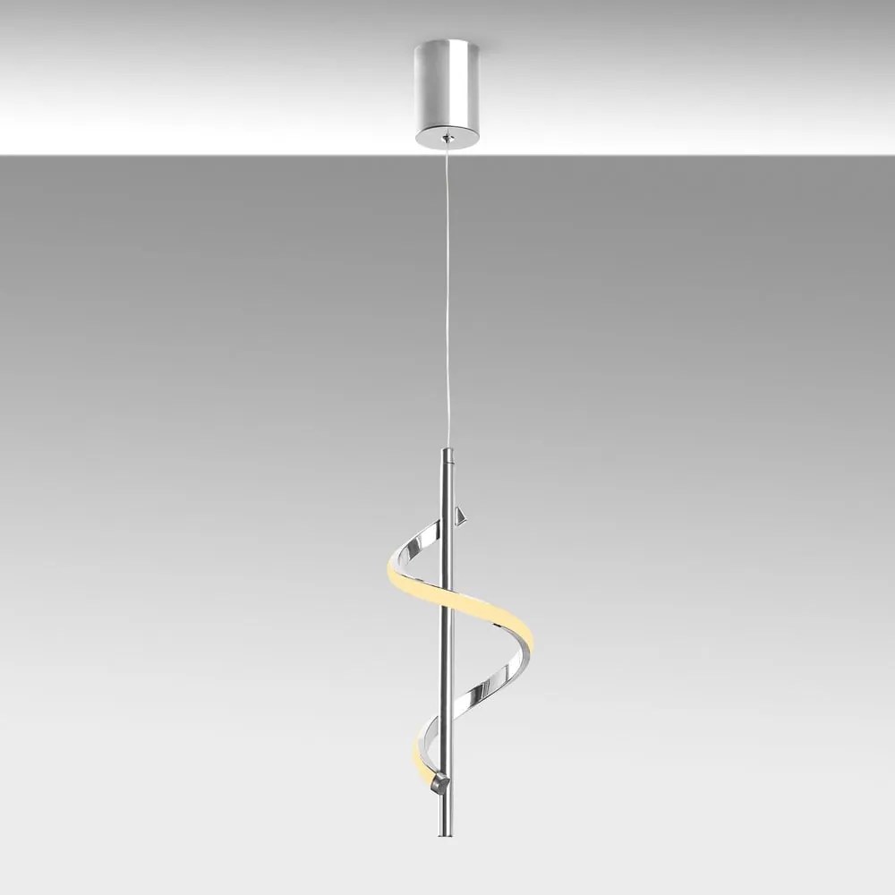 Lampa wisząca LED w kolorze srebra ø 16 cm Likma – Opviq lights