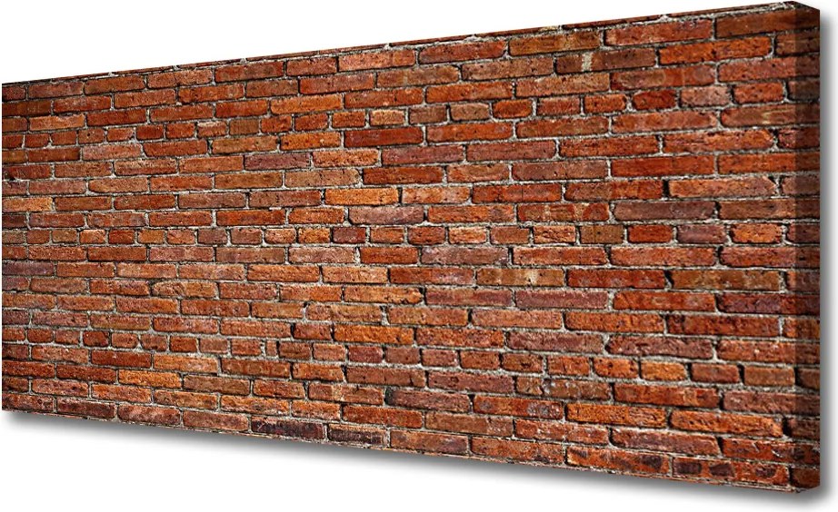 Obraz canvas Industrialny Mur Ceglany