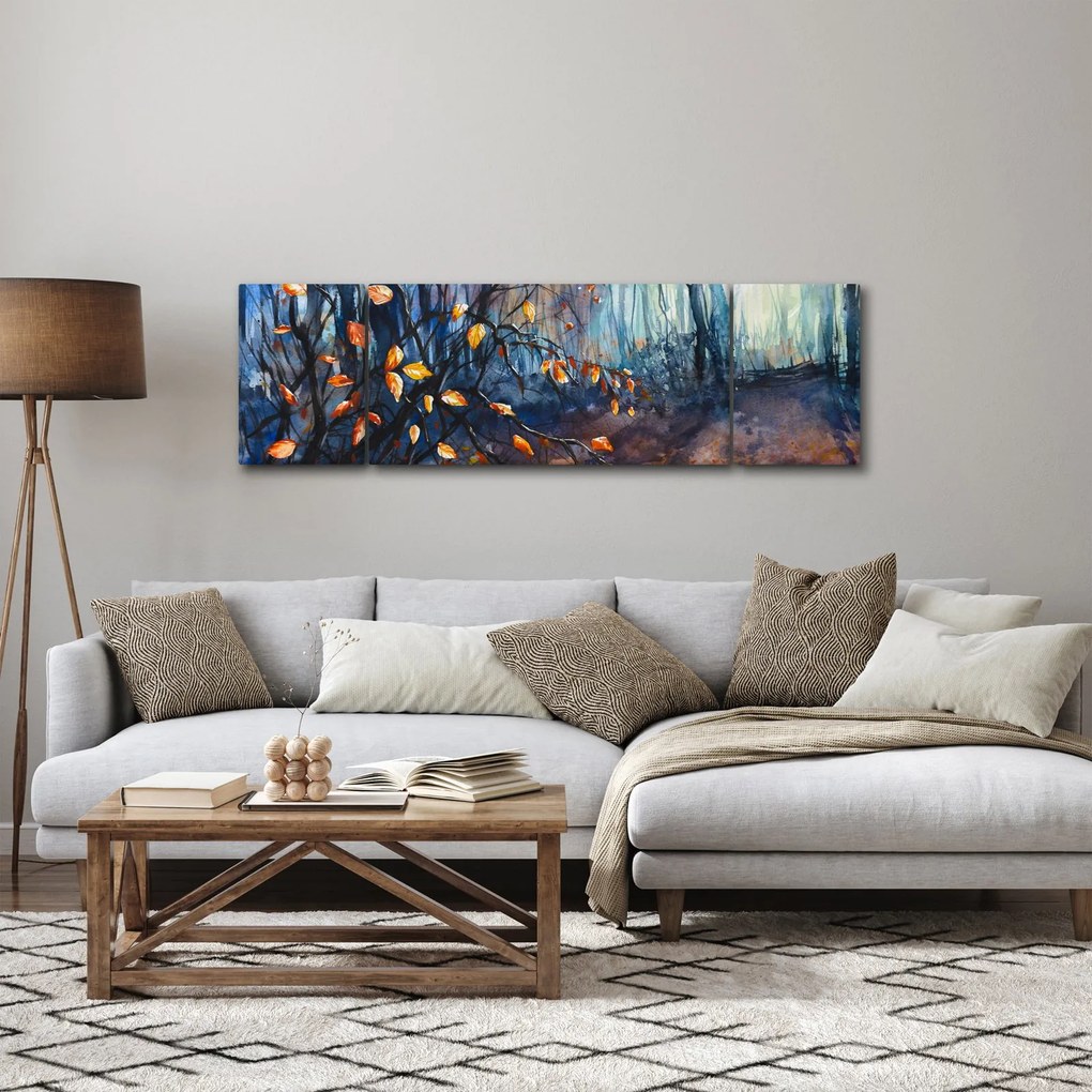 Obraz - Promienie jesiennego słońca (170x50 cm)