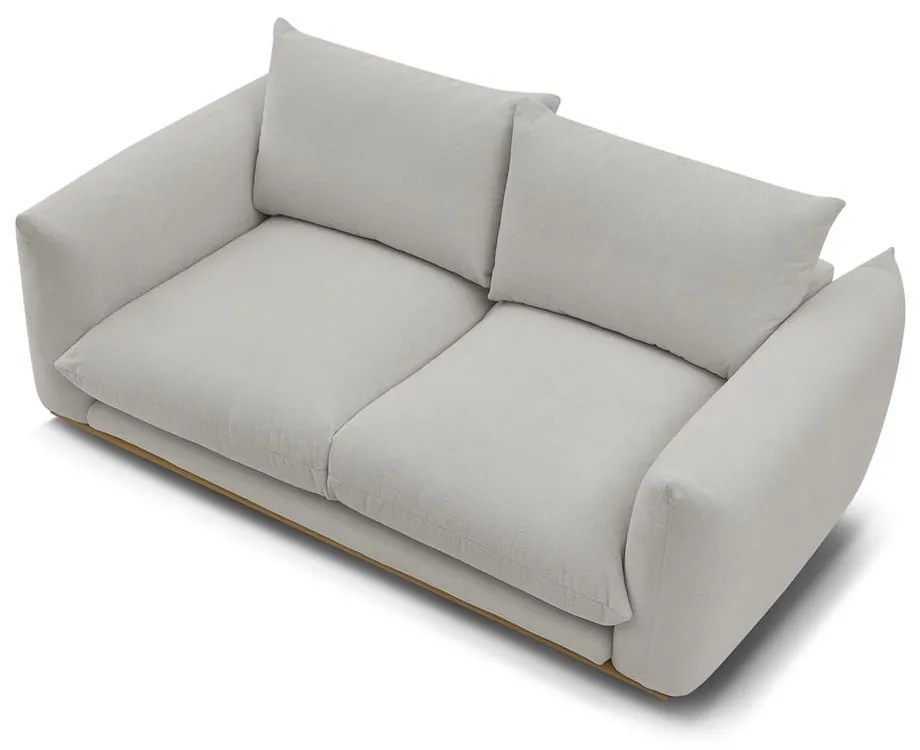 Jasnoszara sofa 193 cm Ernest – Bobochic Paris