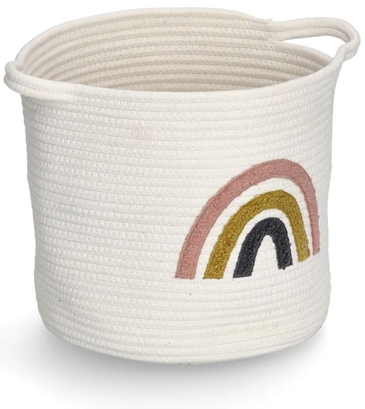 Kosz do przechowywania z plecionki RAINBOW, Ø 32 cm