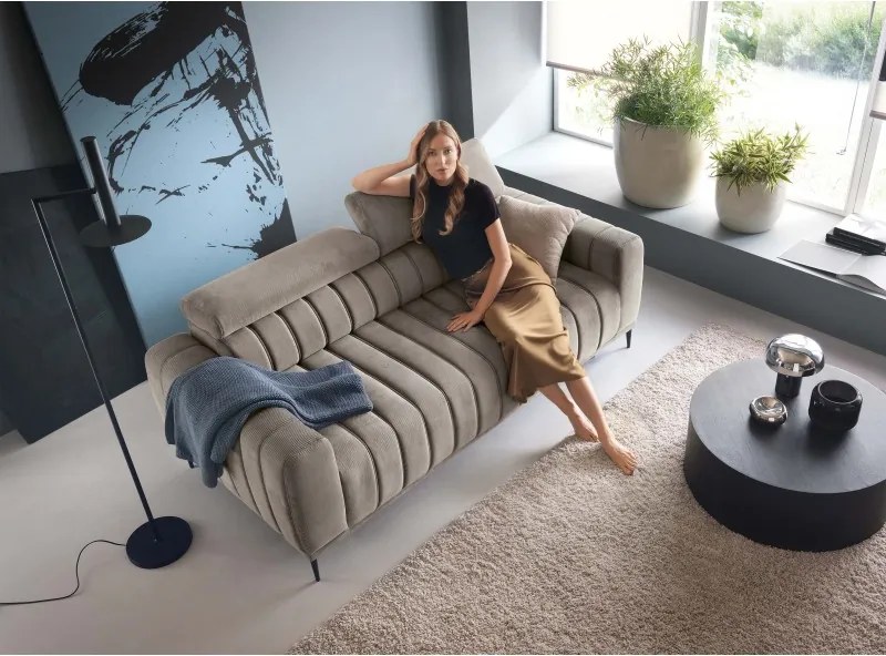 Sofa GANDI 120 z funkcją RELAX i włoski system rozkładania funkcji spania ONTARIO 03 WERSAL