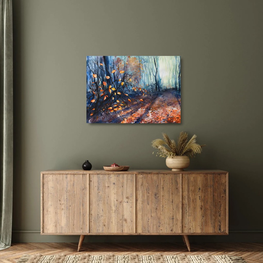Obraz na szkle - Promienie jesiennego słońca (70x50 cm)