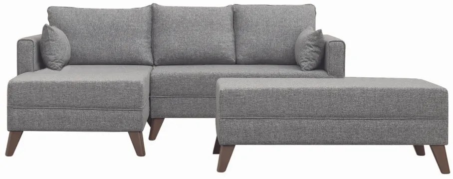 Sofa narożna Bella Narożnik Lewy 2 Szary