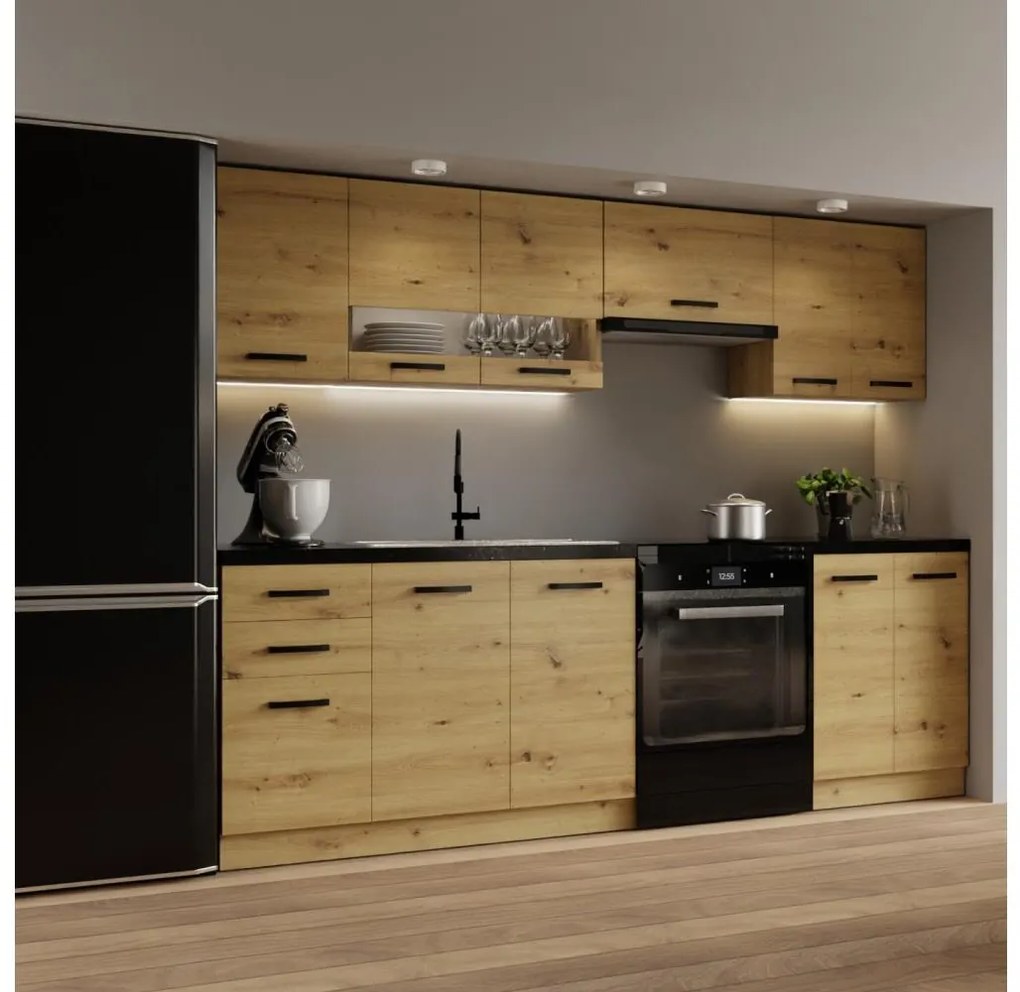 Zestaw kuchenny ROSALIA 240 cm, dąb craft