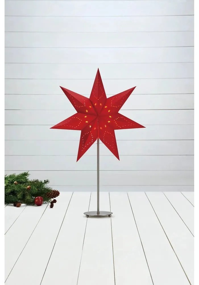 Czerwona świąteczna dekoracja świetlna Saturnus – Markslöjd