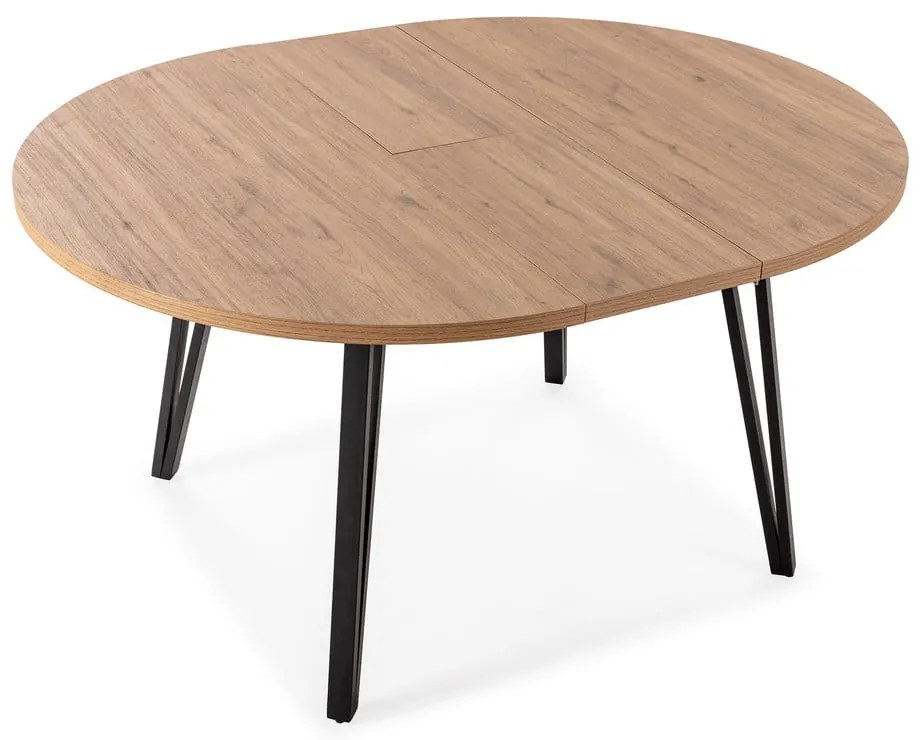 Okrągły rozkładany stół w naturalnym kolorze ø 120 cm Cleo – Marckeric