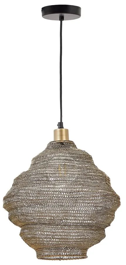 Lampa wisząca w kolorze złota z metalowym kloszem ø 30 cm Sarraco – Kave Home