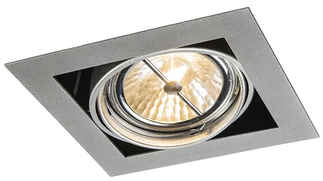 Wpuszczany reflektor stalowy G53 111 mm z regulacją - OneonDesignerski Oswietlenie wewnetrzne