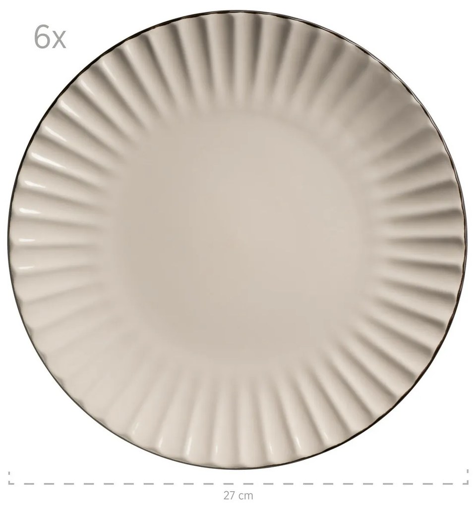 Mäser 18-częściowy serwis obiadowy OSITA WHITE