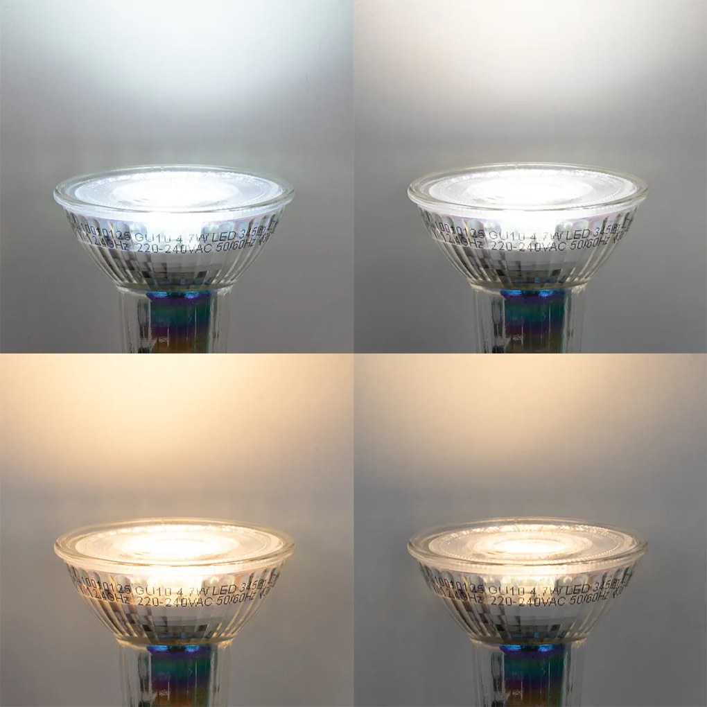 Inteligentna żarówka LED GU10 50 mm z możliwością ściemniania Opal 4,7 W 345 lm 2700 K