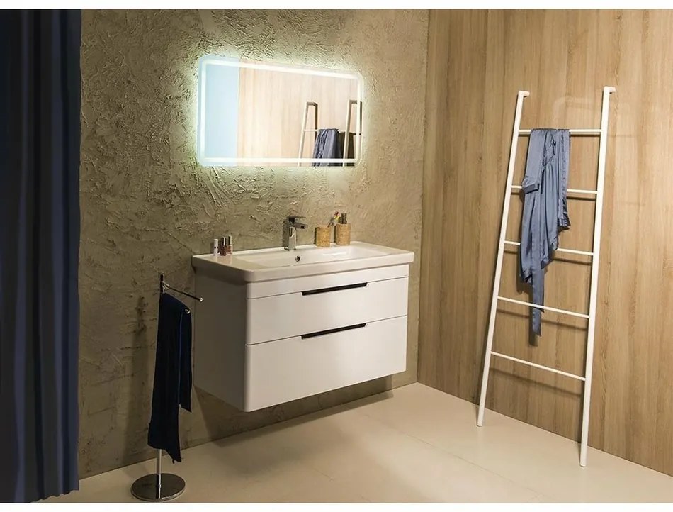 SAPHO SE101 Sega suszarka do ręczników 55 x 170 x7 cm, biała matowa