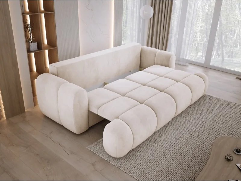 Sofa kanapa BOMO 3 osobowa z funkcją spania i pojemnikiem