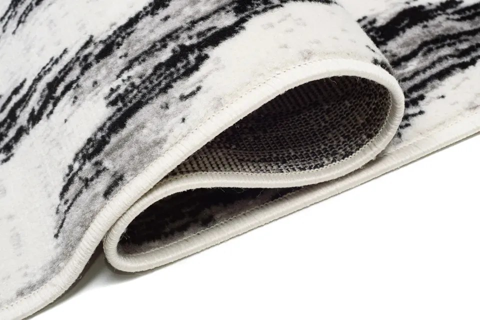 Nowoczesny dywan w przecierane geometryczne wzory H2-D99