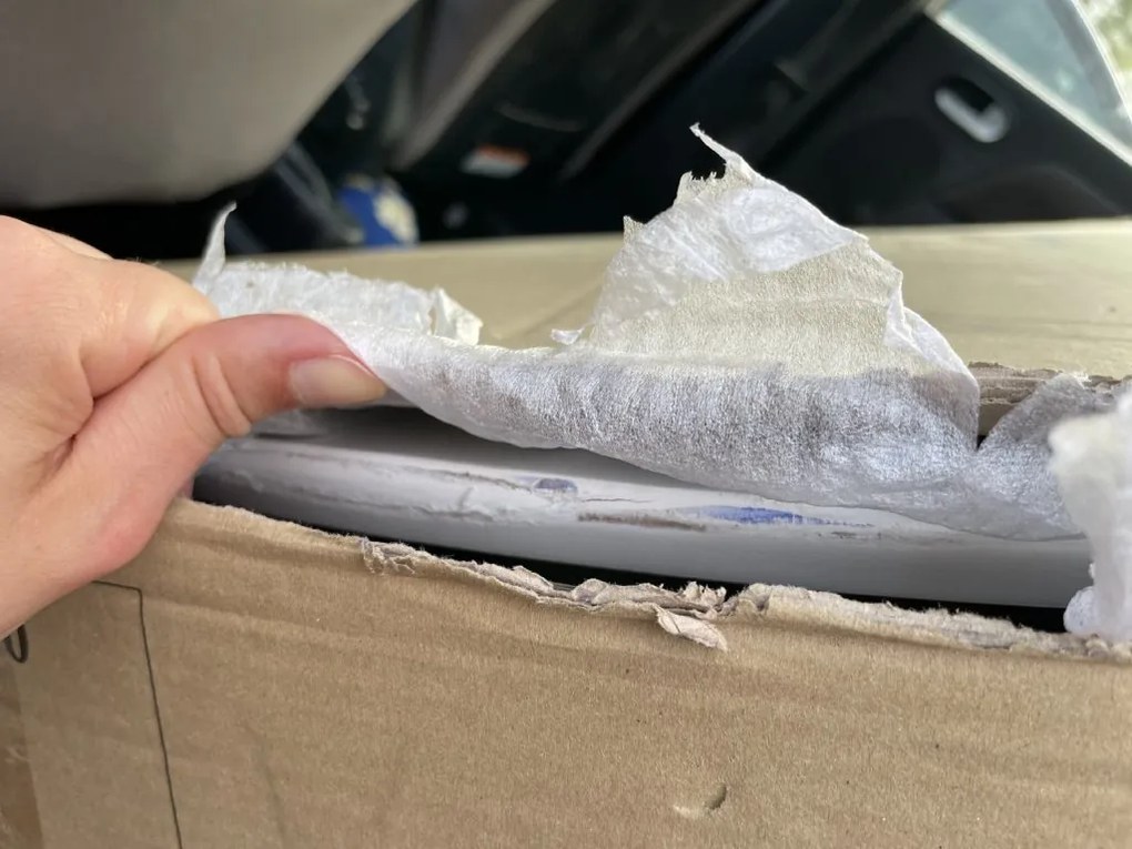 PROMOCJA Biały stół jadalniany LARSON 90X90 II. jakość