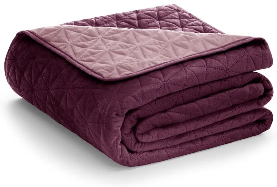 Różowa narzuta AmeliaHome Laila Mauve, 260x240 cm