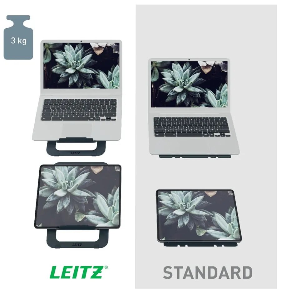 Regulowana podstawka pod laptopa Ergo – Leitz