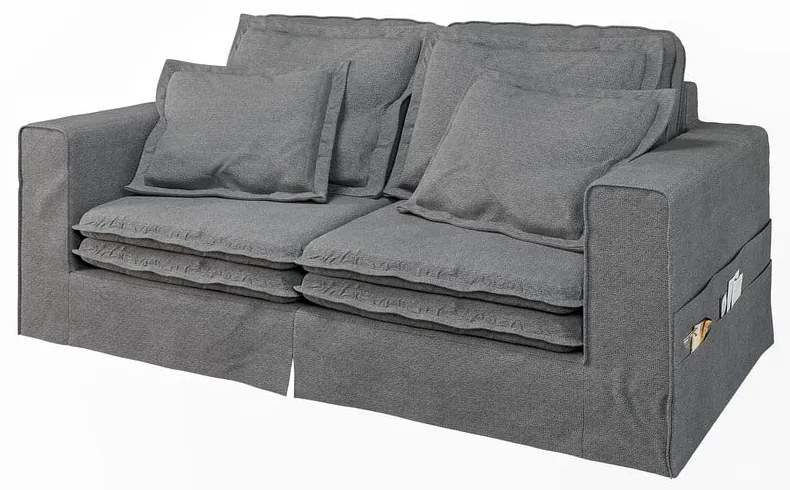 Szara sofa 196 cm Nora – Ropez