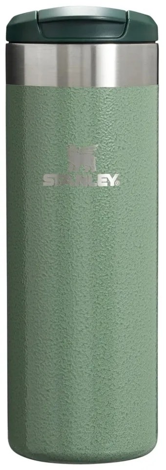Zielony kubek termiczny ze stali nierdzewnej 470 ml AeroLight™ Transit Hammer Tone Green – Stanley
