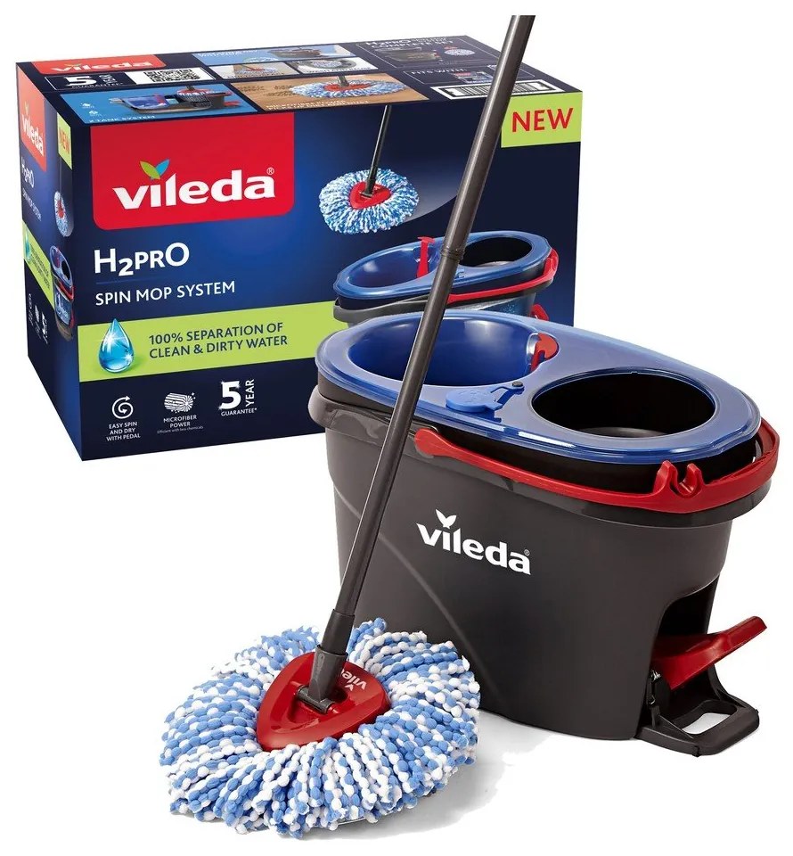 Mop rotacyjny z wiadrem H2PrO – Vileda