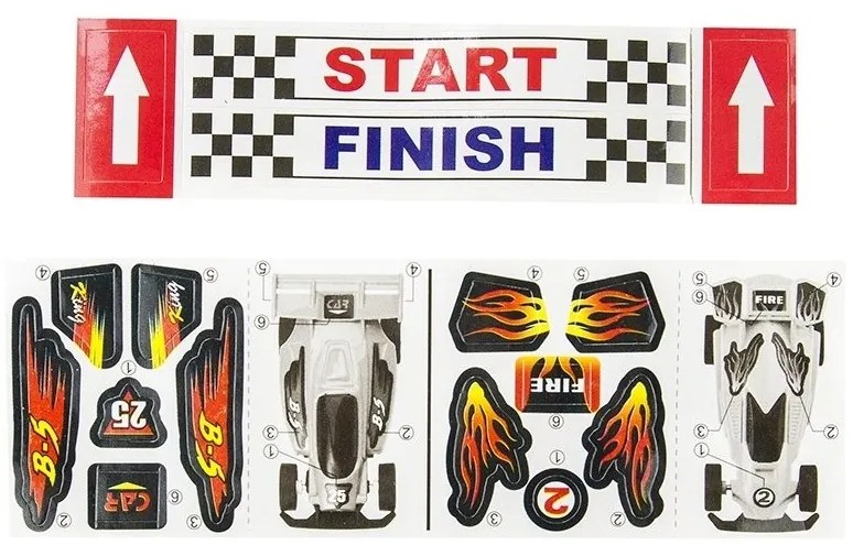 Tor samochodowy track racing + 2 auta 565cm