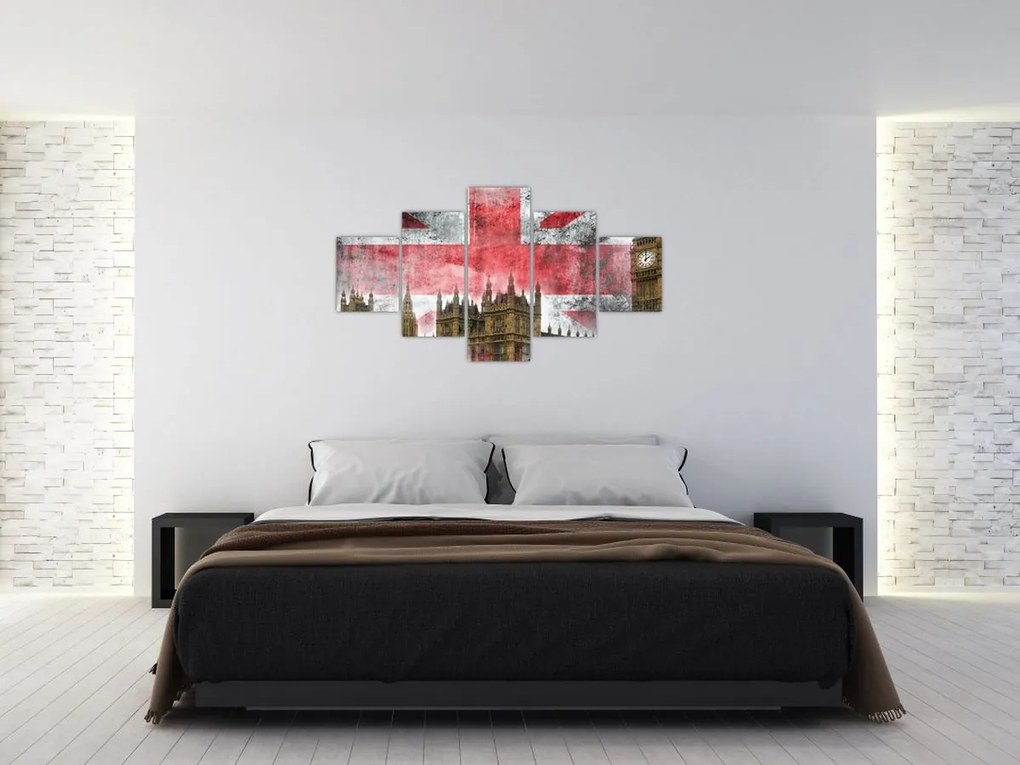 Obraz - Londyn (125x70 cm)