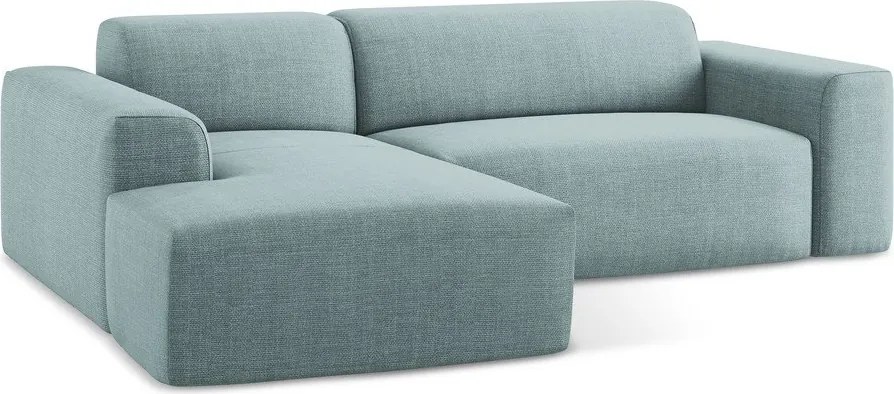 Niebieski narożnik (lewostronny/z szezlongiem) Keli – Makamii