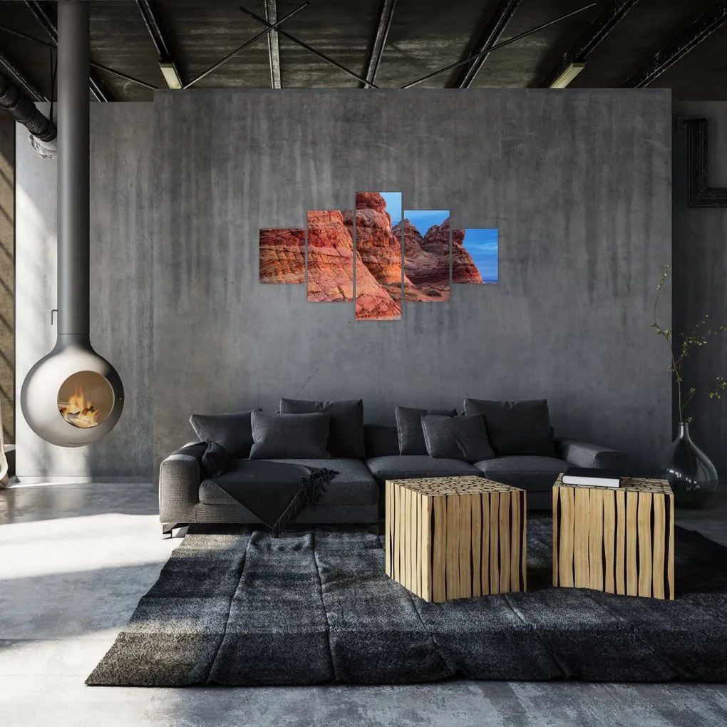 Obraz - Fale klifowe (125x70 cm)