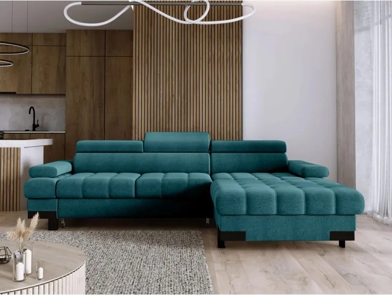 Narożnik SELVA S z funkcją spania i pojemnikiem AUSTIN 14 WERSAL