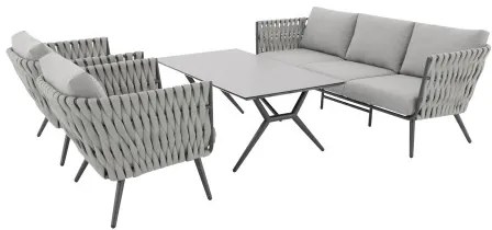 RIVA EXPERT naturalny - zestaw ogrodowy aluminiowy
