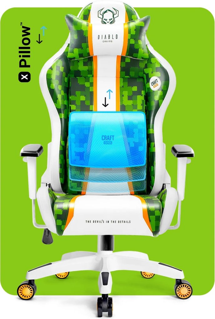 Fotel gamingowy Diablo X-One 2.0 Normal Size Craft Edition
