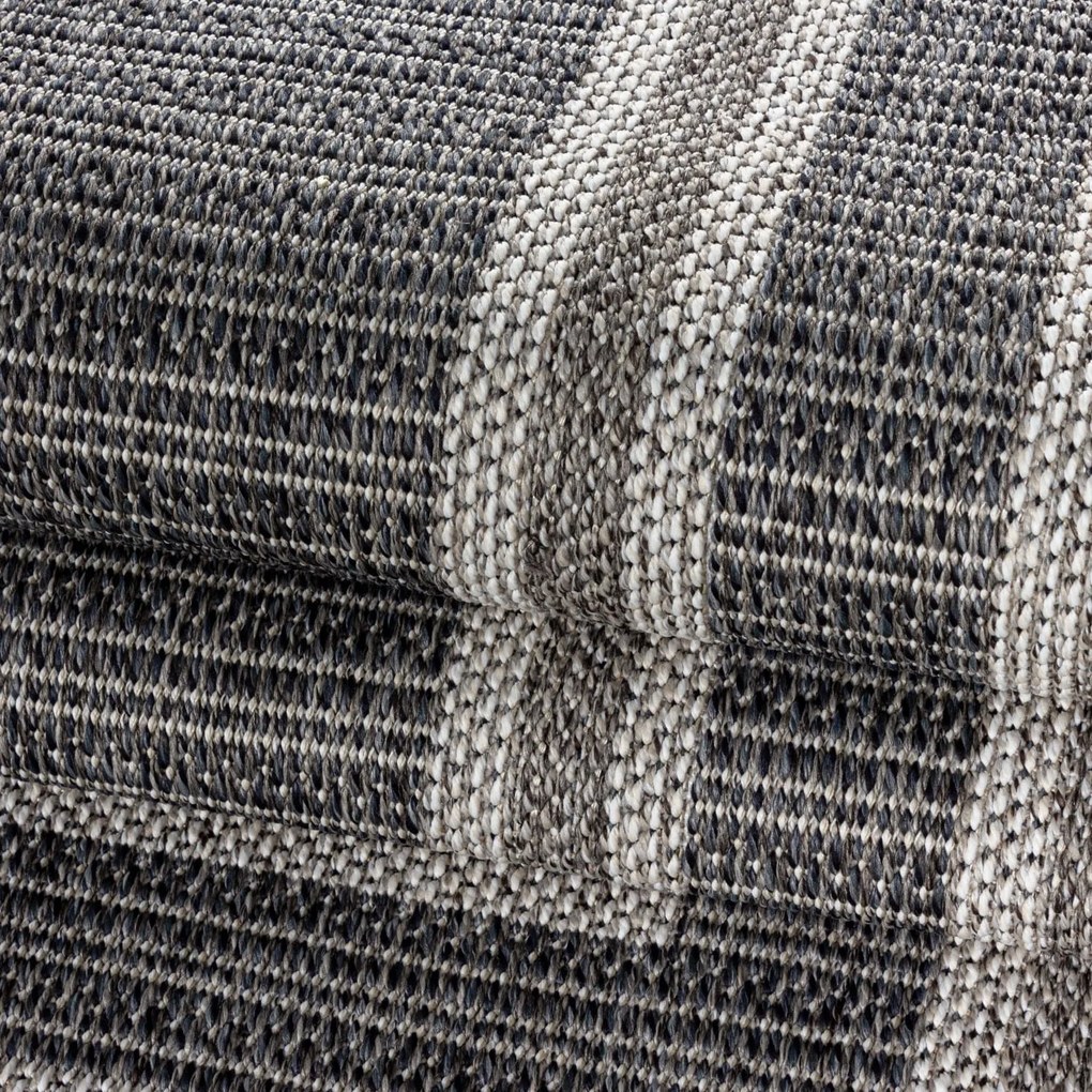Dywan płaskotkany Aruba szary 200 cm x 290