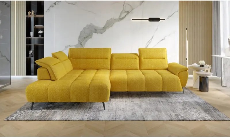 Narożnik MONTANA L układ L Lewostronny z elektryczną regulacją siedziska WERSAL