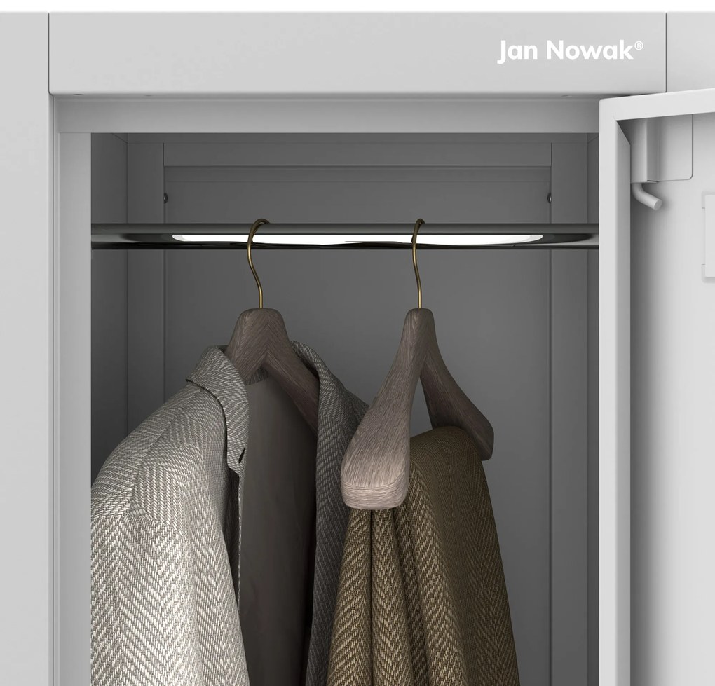 Szafka socjalna ubraniowa BHP szara: IGOR 1 Plus