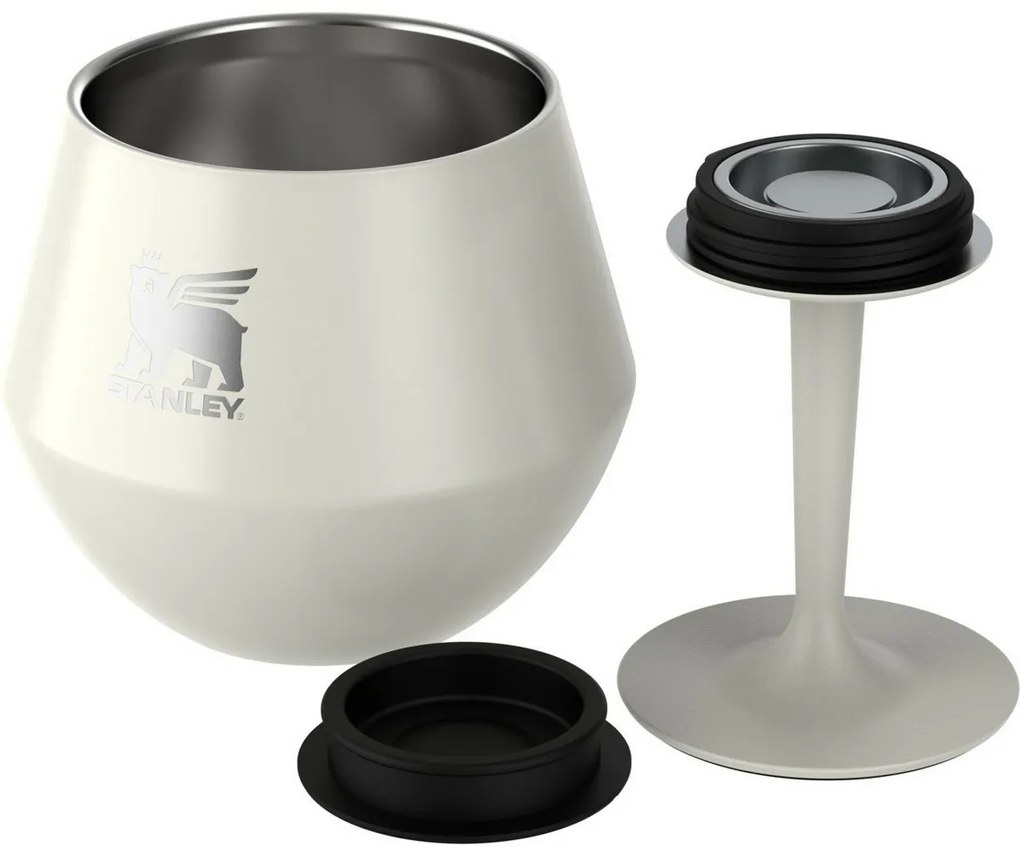 Stanley Termosklenka Lifted Spirits 2-w-1Kieliszek koktajlowy 420 ml Kremowy połysk