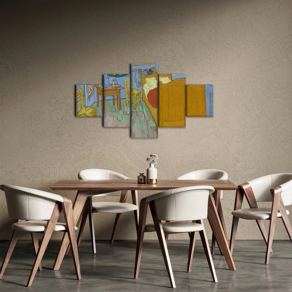 Obraz - Vincent van Gogh, The Bedroom, reprodukcje (125x70 cm)