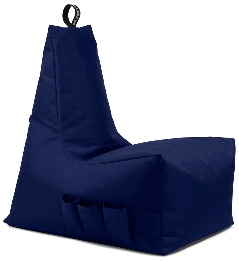 Ciemnoniebieski worek do siedzenia Icy Gamer L – So Soft?
