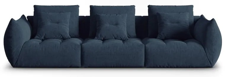 Ciemnoniebieska sofa 332 cm Bloom – Micadoni Home