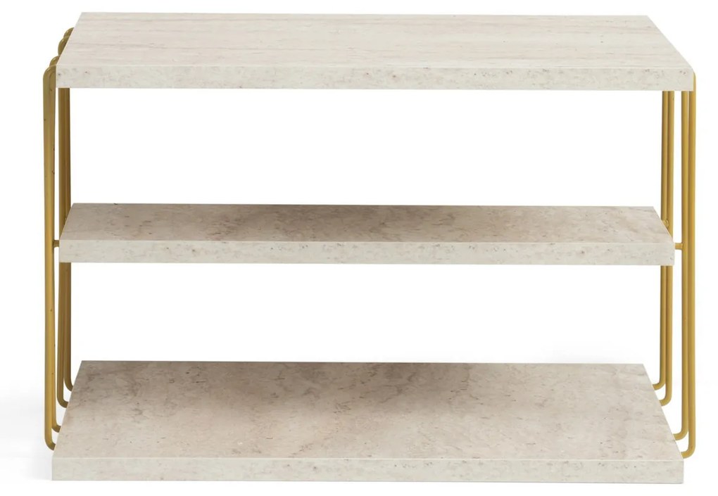 Stolik kawowy Lifon Gold Travertine