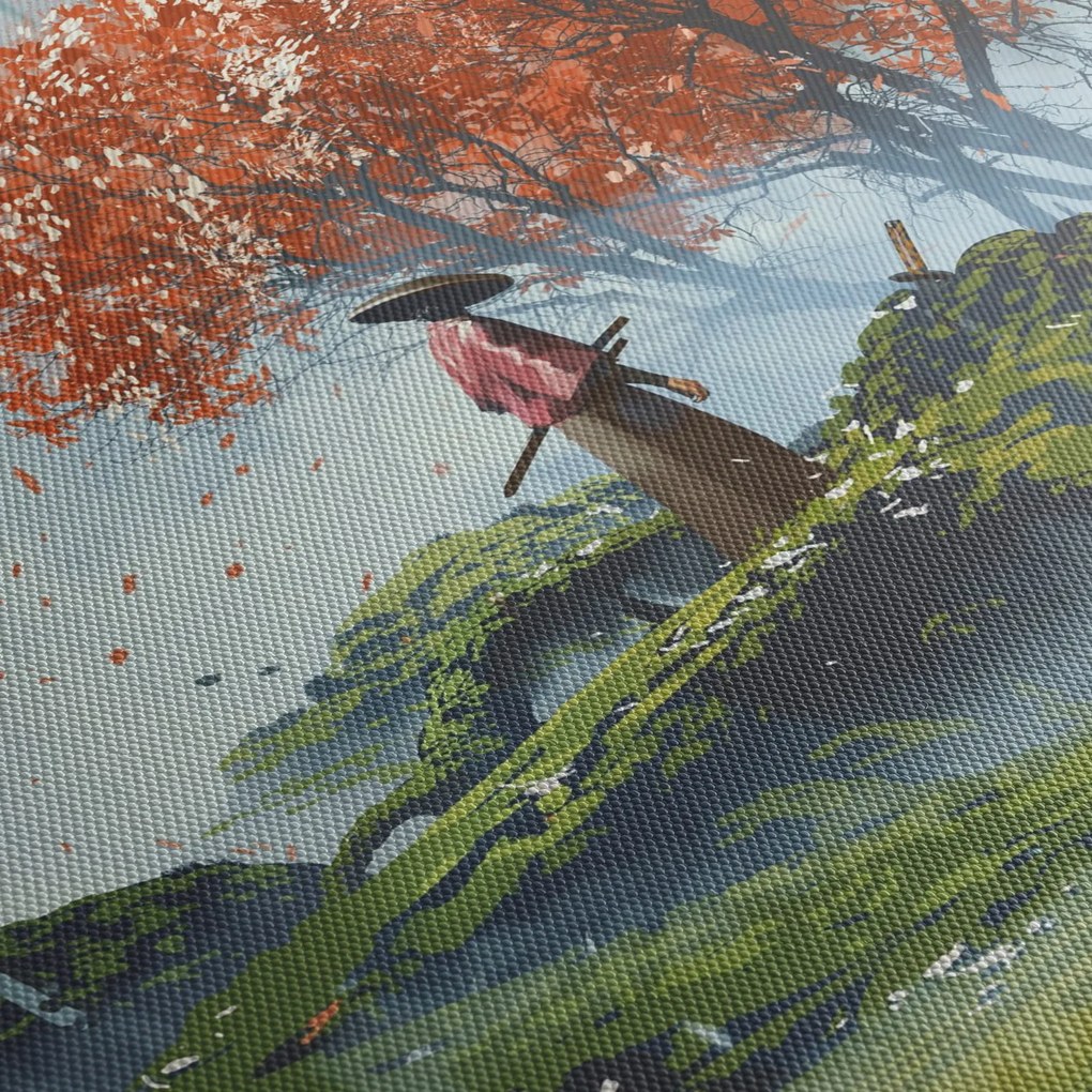 Obraz - Ilustracja przedstawiająca Ogród Mieczy (125x70 cm)