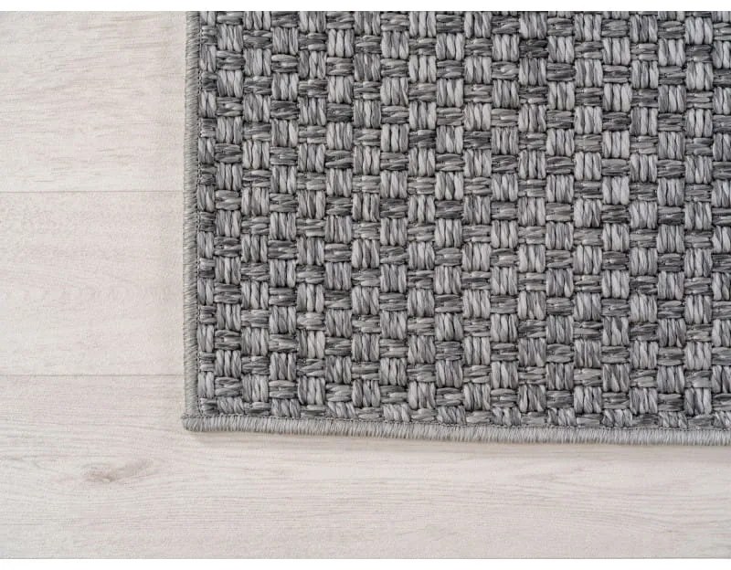 Dywan zewnętrzny Ibiza Jednolity szary 140 cm x 200 cm