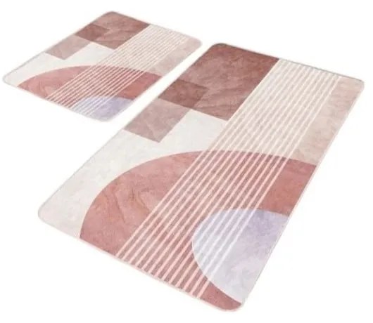 Aksamitne dywaniki łazienkowe zestaw 2 szt. 60x100 cm – Mila Home