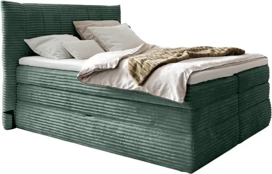 Łóżko Kontynentalne AMBER 140 Box spring 2 x pojemnik WERSAL