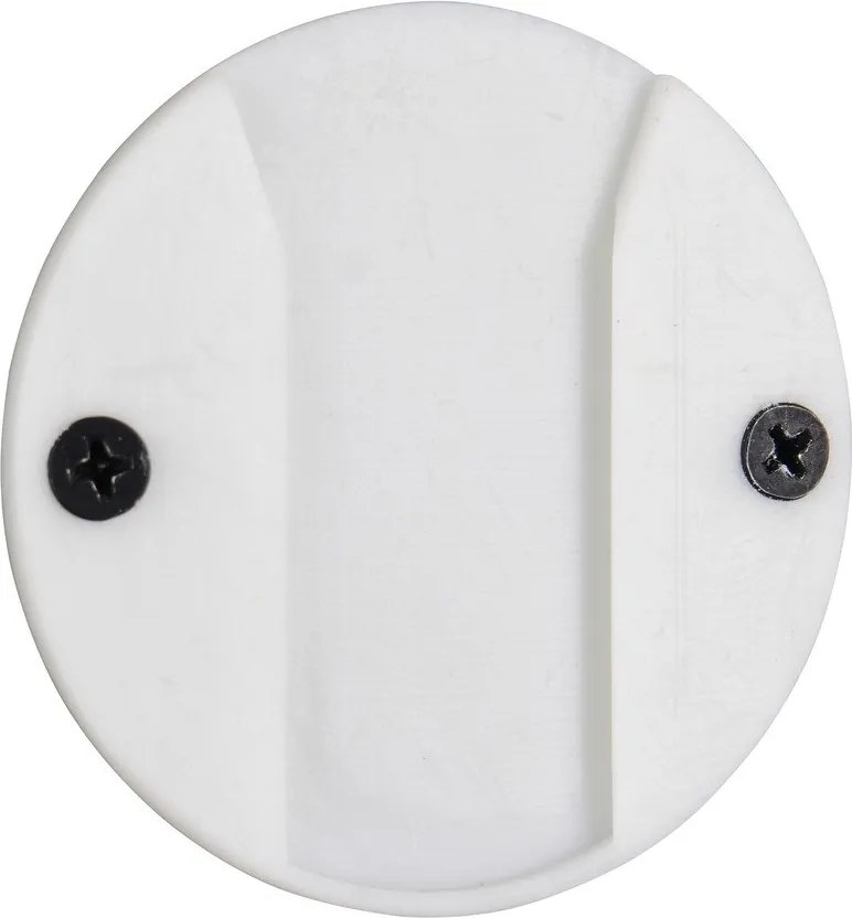 Biały szklany kinkiet LED na USB ø 15,5 cm Earl – Reality