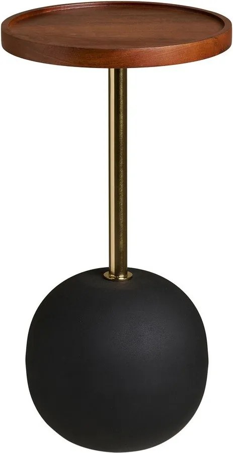 Okrągły stolik z blatem z drewna mango ø 30 cm Sirone – House Nordic