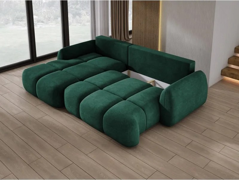 Narożnik COCO WIND z funkcją spania poduszkami i pojemnikiem CLOUD 39 WERSAL